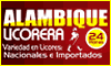 ALAMBIQUE VIDEO LICORERA logo