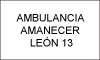AMBULANCIA AMANECER LEÓN 13 logo