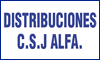 DISTRIBUCIONES C.S.J ALFA. logo