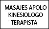 MASAJES APOLO KINESIOLOGO TERAPISTA