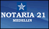 NOTARIA 21 DE MEDELLÍN logo