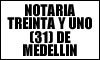 NOTARIA TREINTA Y UNO (31) DE MEDELLIN