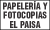 PAPELERÍA Y FOTOCOPIAS EL PAISA